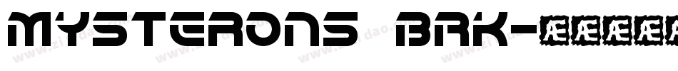 Mysterons BRK字体转换